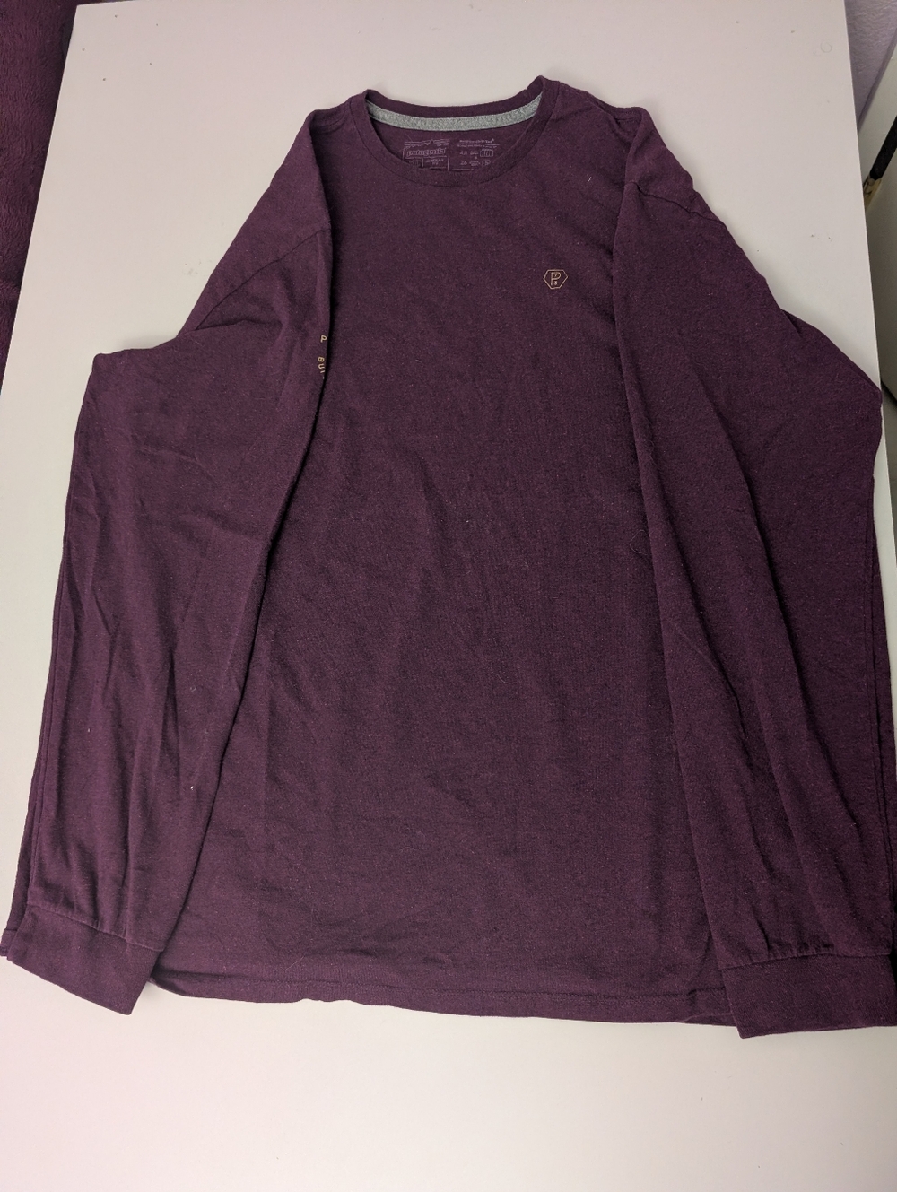Patagonia Long Sleeve Responsibili-Tee - Plum